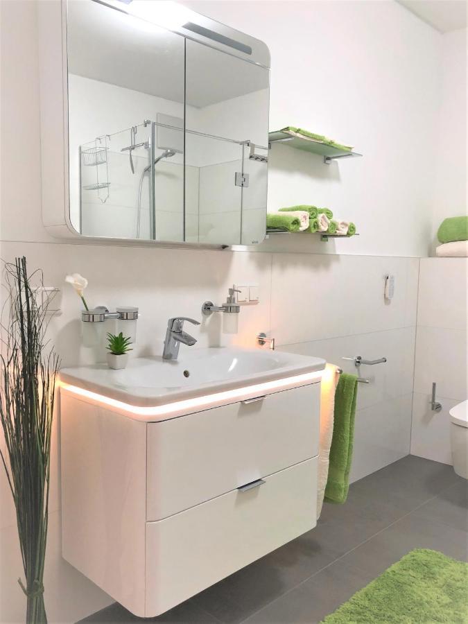 Panorama Penthouse Apartment Mit Klima Und Whirlpool Fuer Bis Zu 6 Personen Frankenthal  Esterno foto