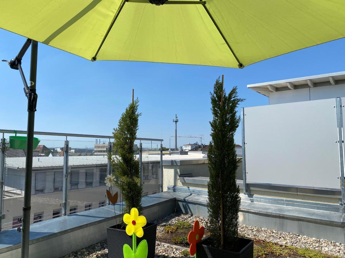Panorama Penthouse Apartment Mit Klima Und Whirlpool Fuer Bis Zu 6 Personen Frankenthal  Esterno foto