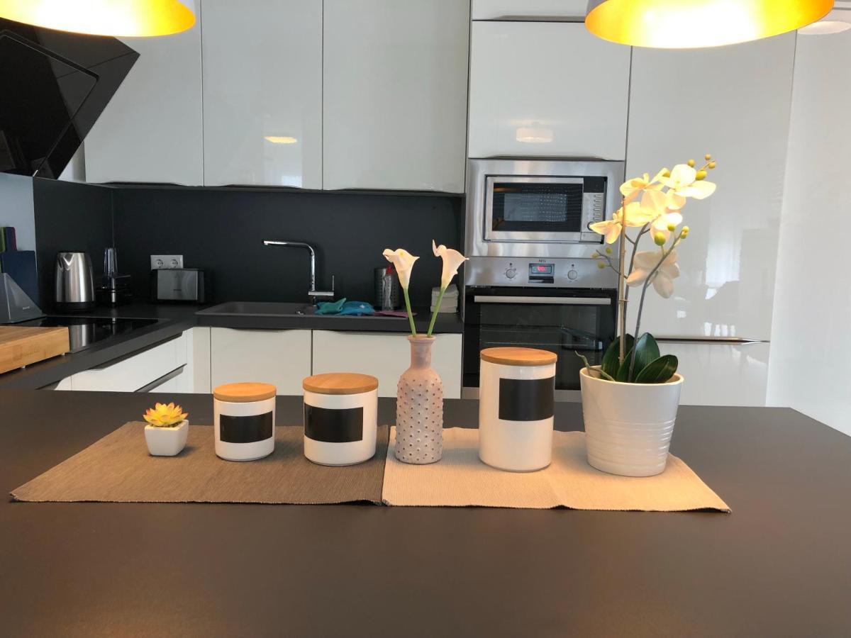 Panorama Penthouse Apartment Mit Klima Und Whirlpool Fuer Bis Zu 6 Personen Frankenthal  Esterno foto