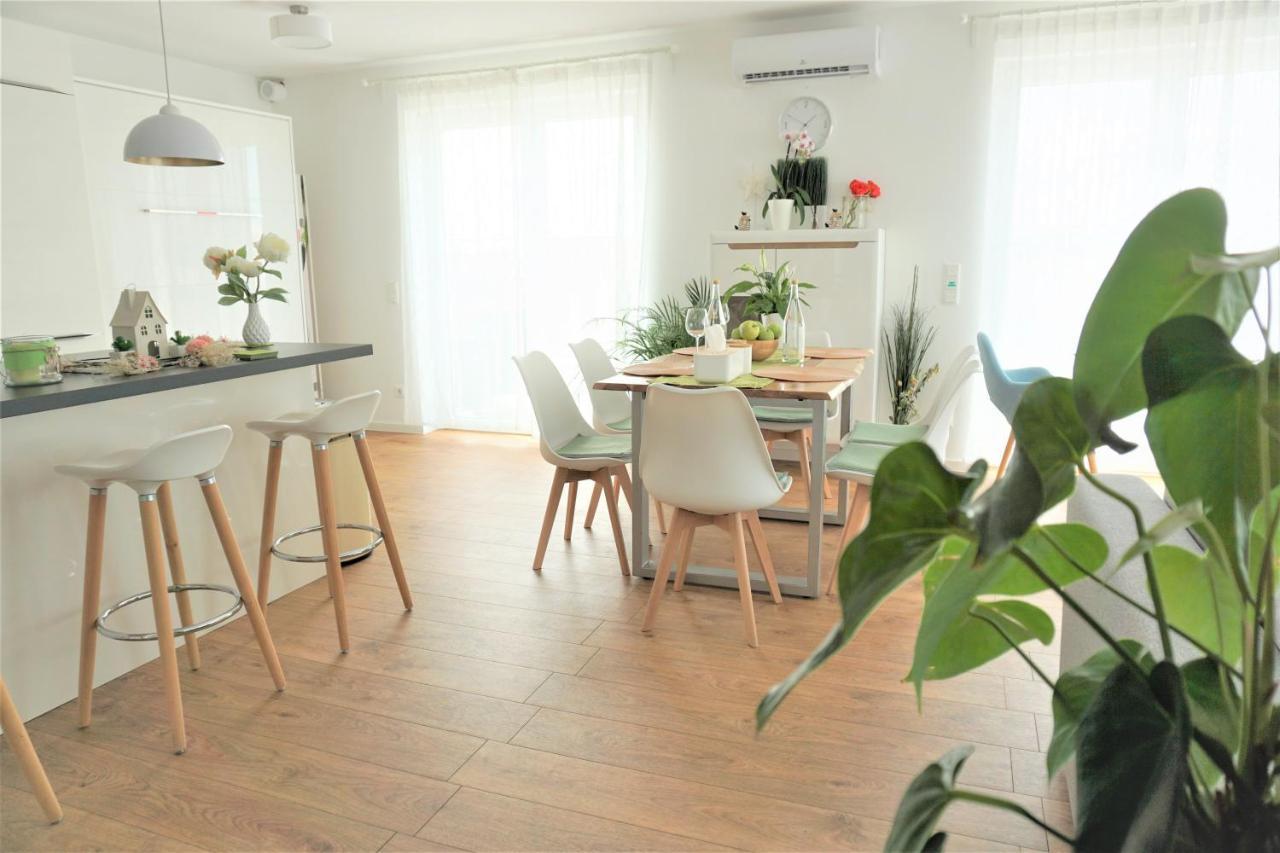 Panorama Penthouse Apartment Mit Klima Und Whirlpool Fuer Bis Zu 6 Personen Frankenthal  Esterno foto