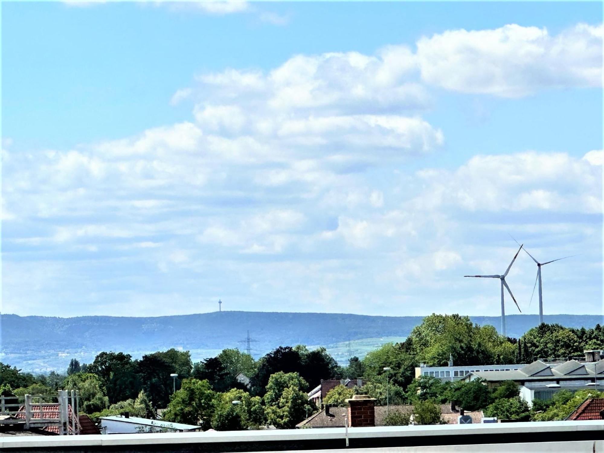 Panorama Penthouse Apartment Mit Klima Und Whirlpool Fuer Bis Zu 6 Personen Frankenthal  Esterno foto