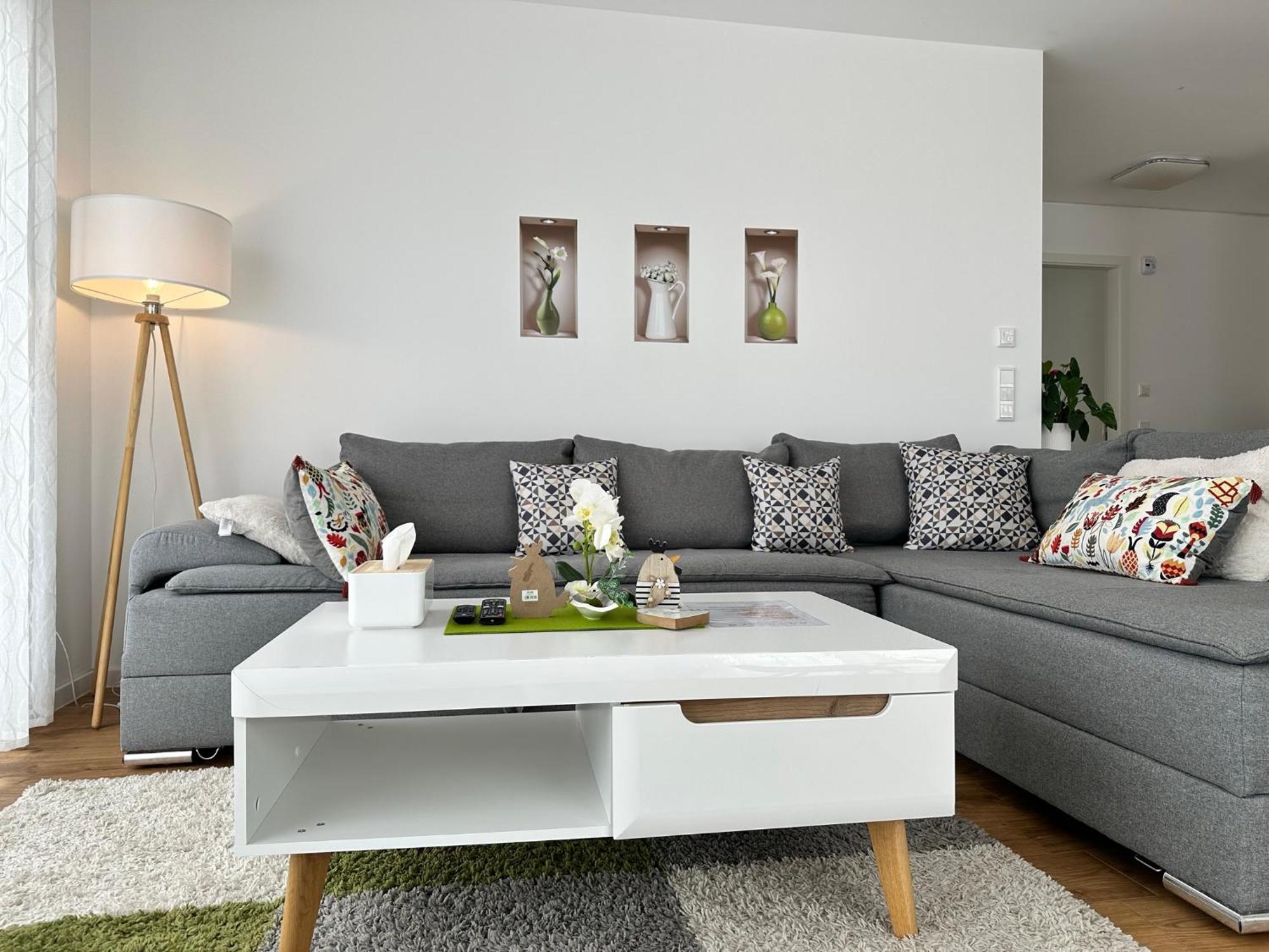 Panorama Penthouse Apartment Mit Klima Und Whirlpool Fuer Bis Zu 6 Personen Frankenthal  Esterno foto